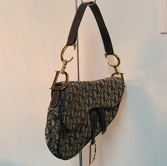 Christian Dior Trotter Saddle Hand Bag Purse - Picture 13 of 14